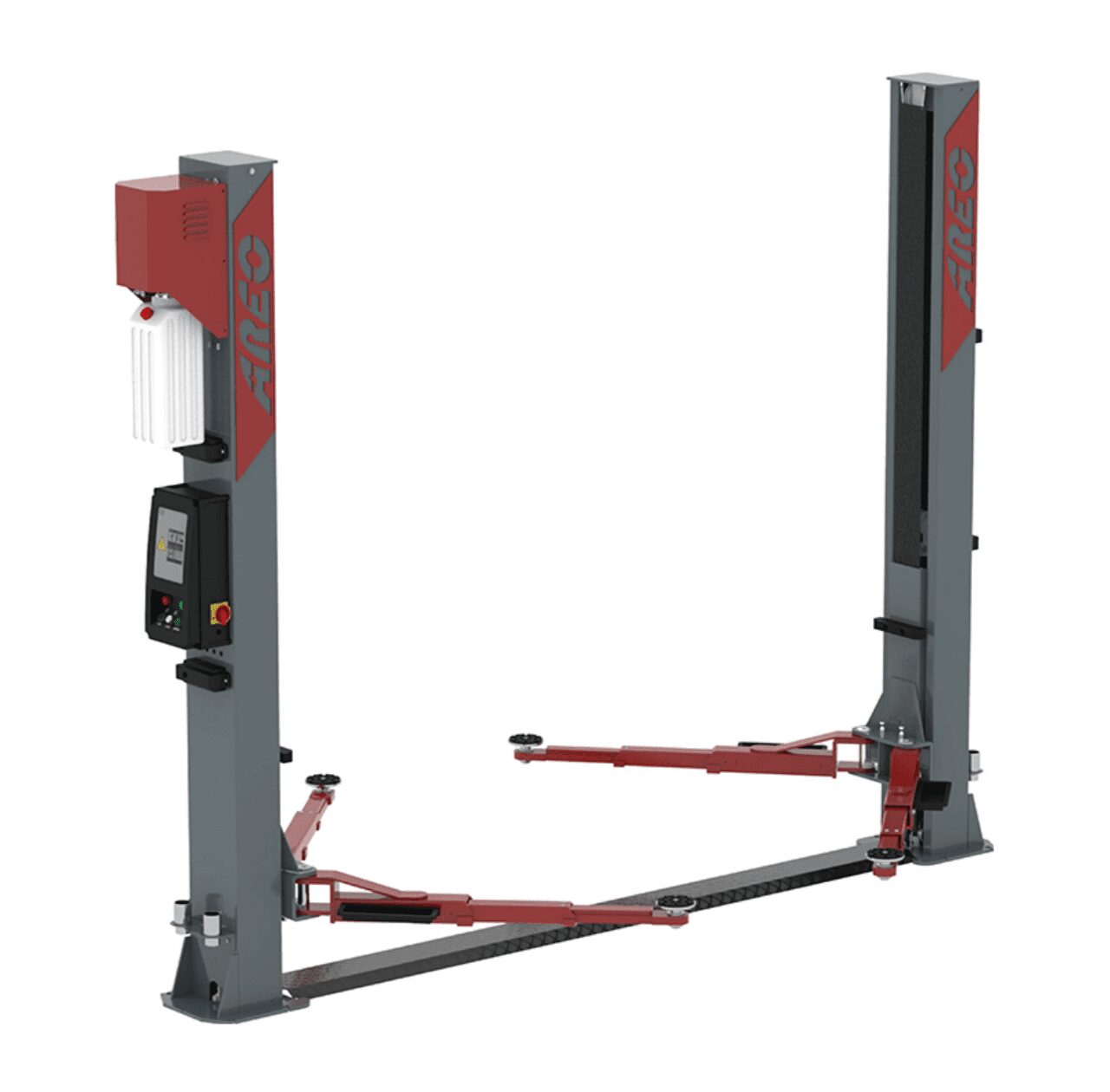 Подъемник гидравлический двухстоечный 4т с нижней синхранизацией