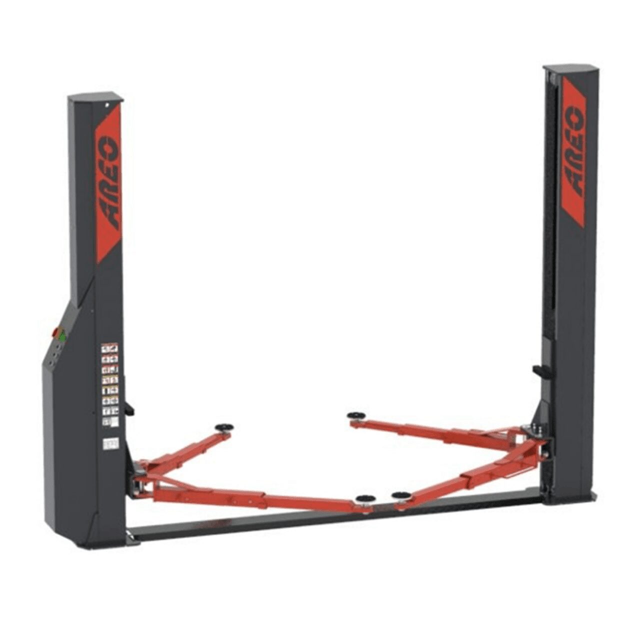 Подъемник гидравлический двухстоечный 4т с нижней синхранизацией