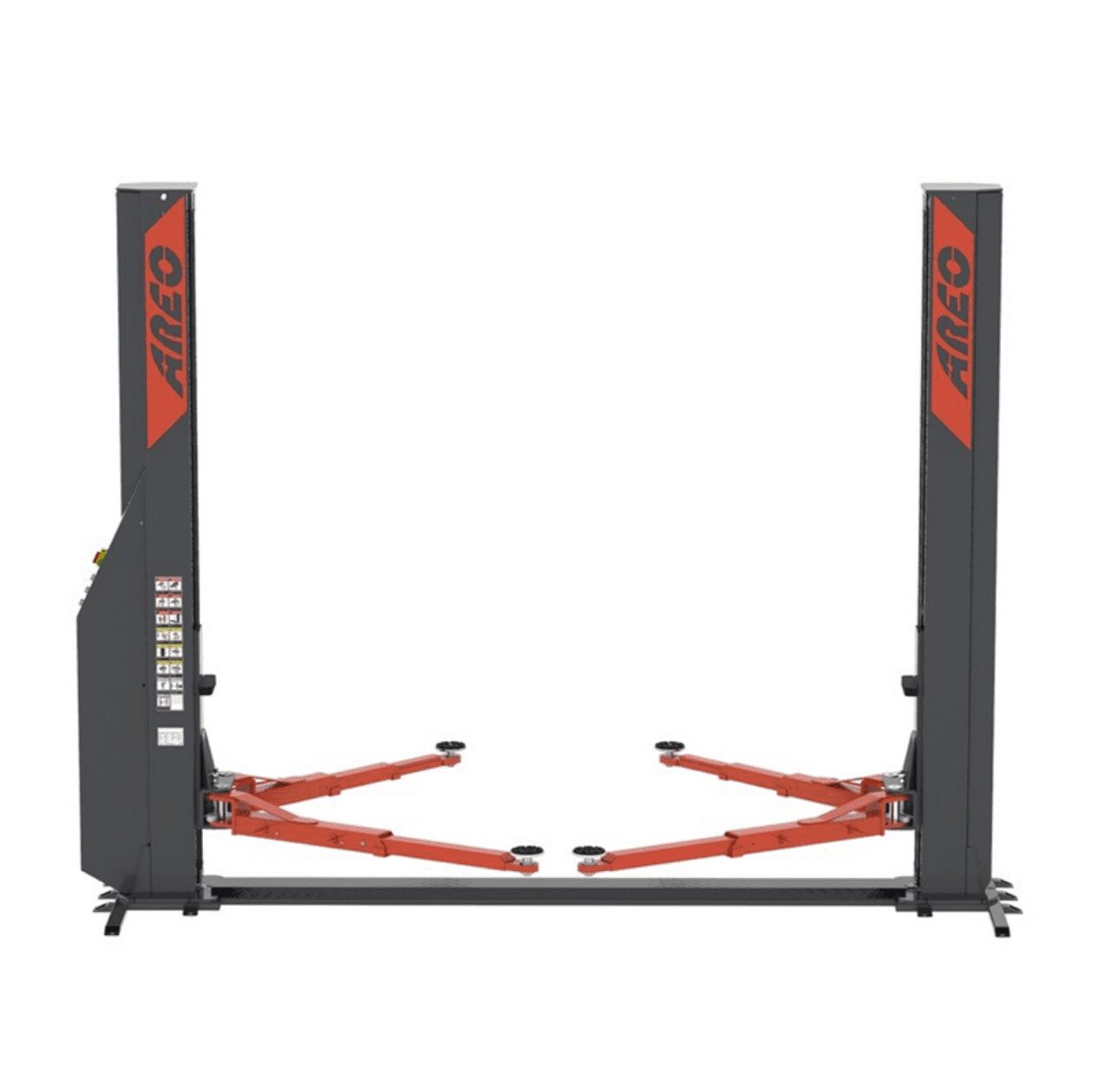 Подъёмник 2-х стоечный электрогидравлический г/п 4 т., на Н-образном основании