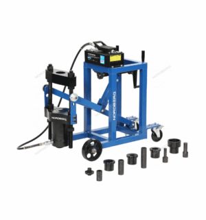 Выпрессовщик шкворней с тележкой, пневмопривод, 75 т