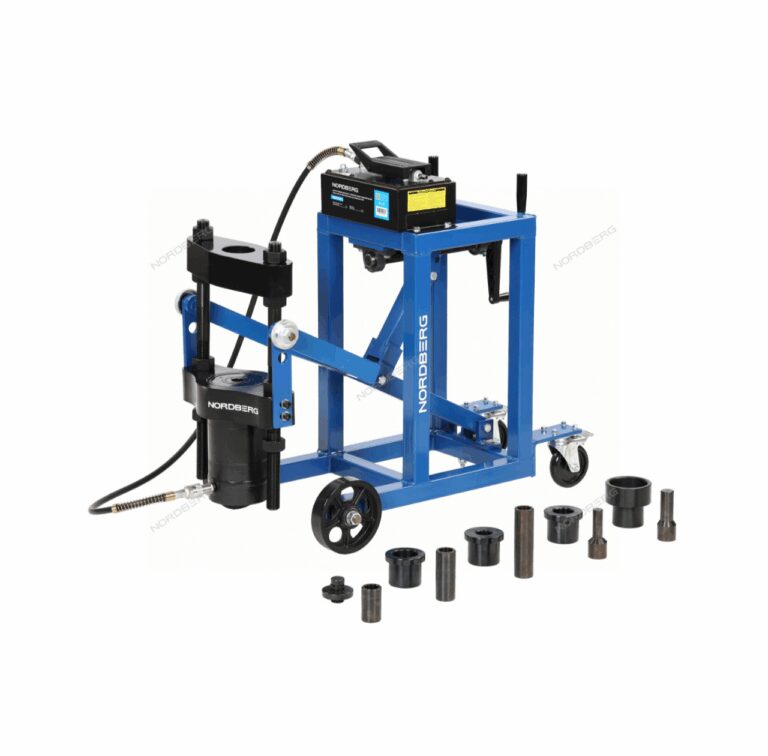 Выпрессовщик шкворней с тележкой, пневмопривод, 75 т