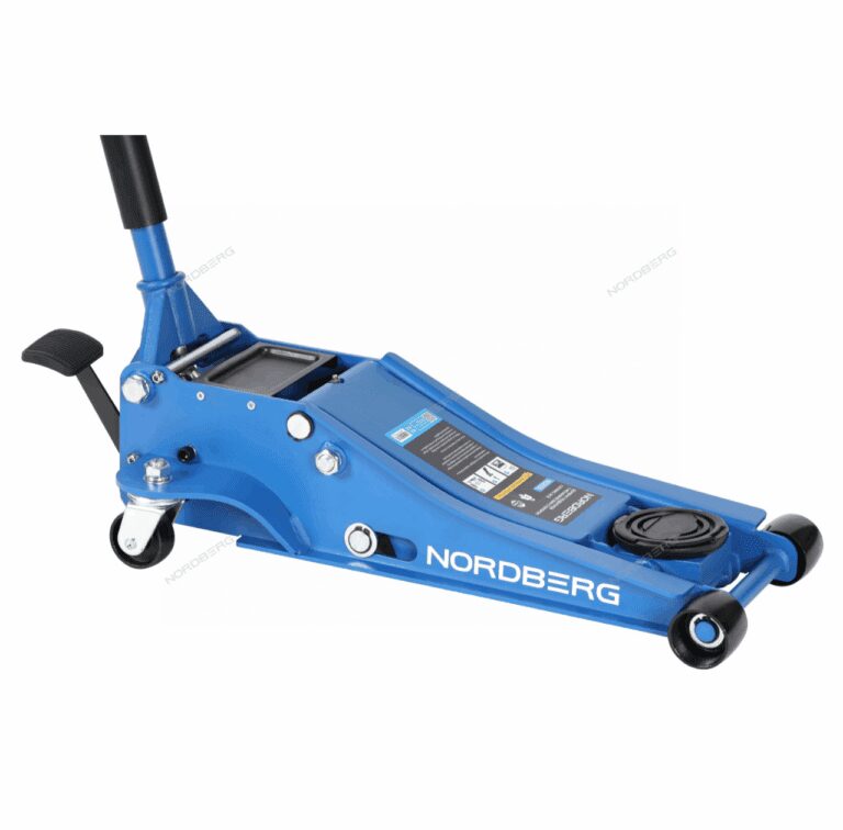 Домкрат подкатной с механическим стопором, 3 т