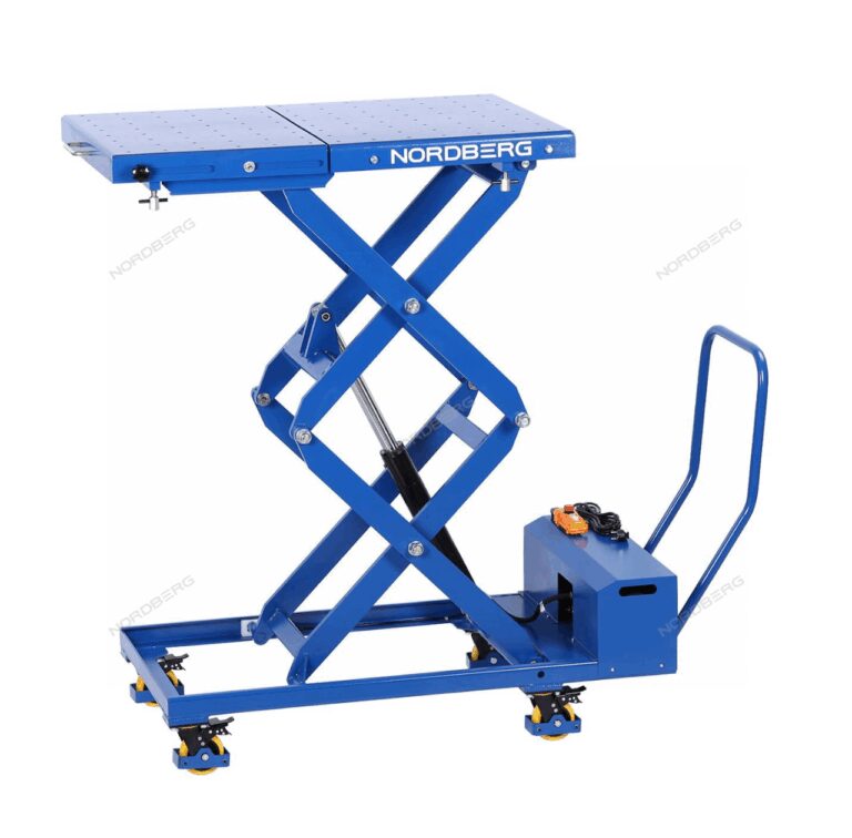 Стол подъемный электрогидравлический для АКБ электромобиля, 1000 кг