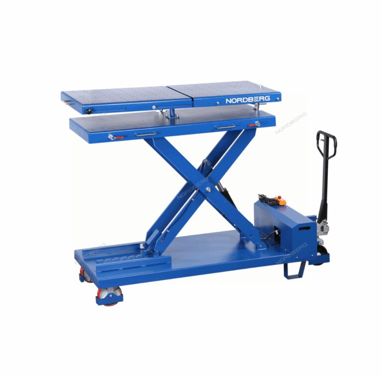 Стол подъемный электрогидравлический для АКБ электромобиля, 1200 кг