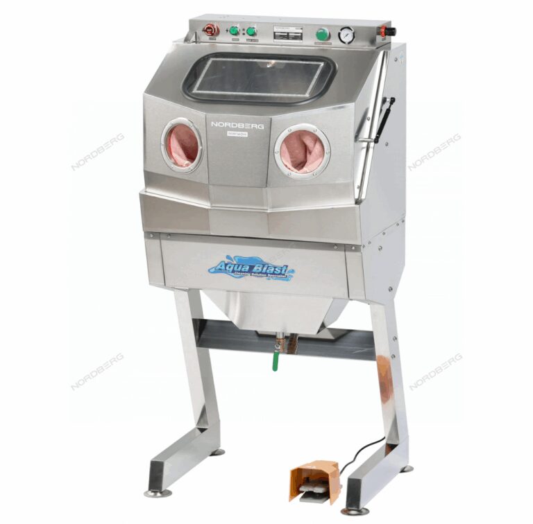 Установка из нержавеющей стали для мойки деталей, аквабласт