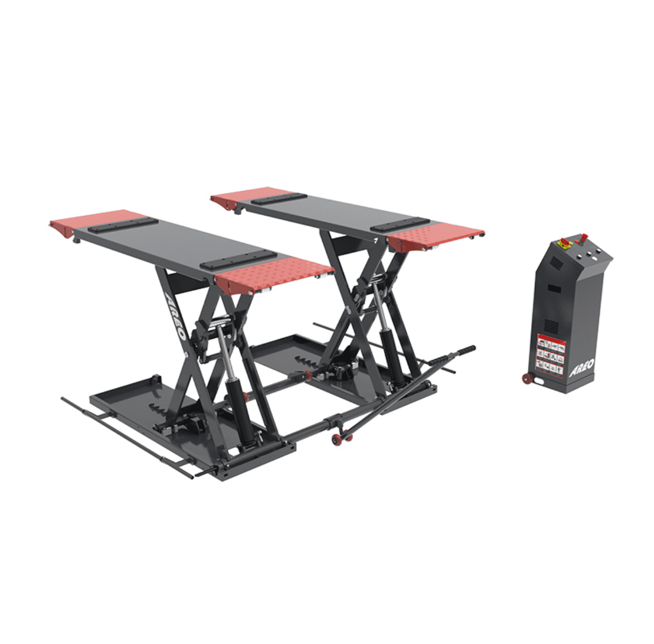 Подъёмник мобильный ножничный короткоходный электрогидравлический, г/п 3,5 т