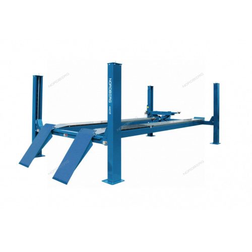 Подъемник 4-стоечный 6,5 т, c пневмогидравлической траверсой для сход-развала