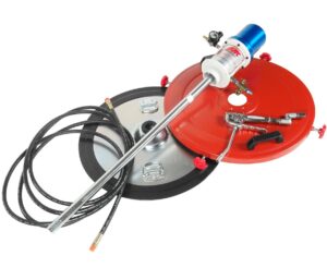 Установка для раздачи густой смазки с пневматическим приводом