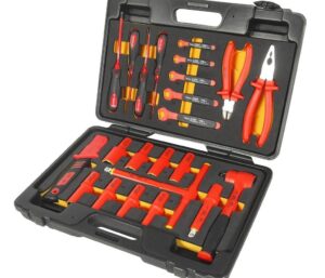 Набор головок торцевых изолированных до 1000V 1/2" 10-24мм, 24шт (в кейсе)