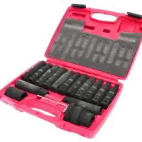 Набор вставок ударных 3/4" TORX T60-T100, E18-E24, HEX H17-H24
