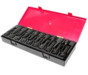 Набор головок ударных TORX, HEX 1/2" (в кейсе) 19шт