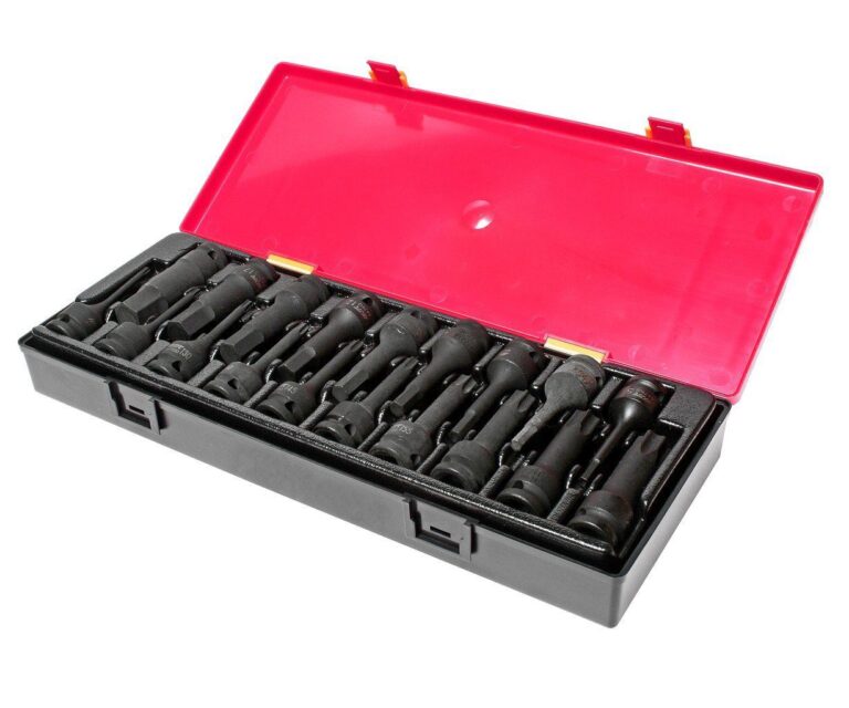 Набор головок ударных TORX, HEX 1/2" (в кейсе) 19шт