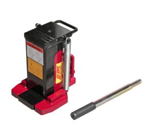 Домкрат гидравлический бутылочный двухуровневый 20т, 2-х плунжерный