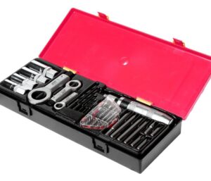 Набор инструментов для демонтажа крепежных элементов с поврежденной резьбой