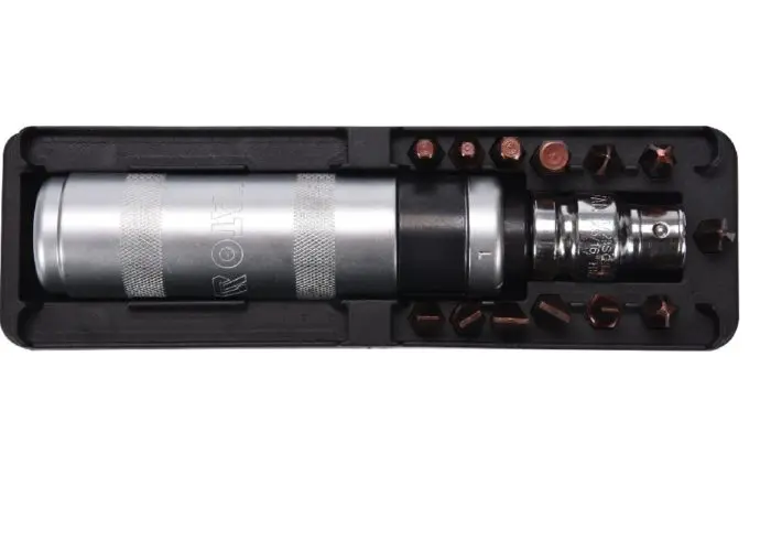 Отвертка ударная  с насадками CV 1/2"-5/16" 15 пр.