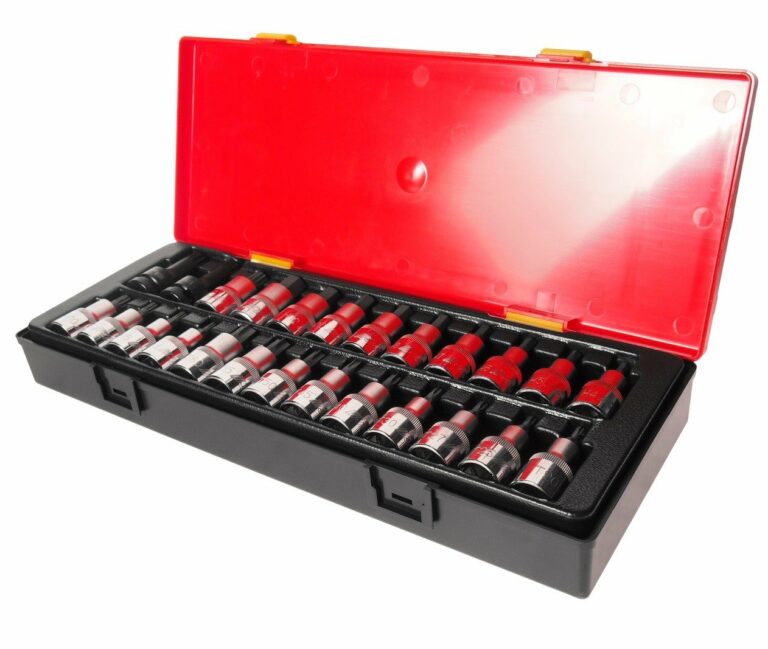 Набор головок торцевых с насадкой 1/2" (в кейсе) 25ш