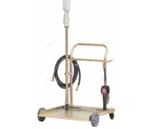 Комплект для раздачи масла из бочек на тележке