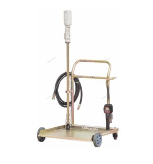 Комплект для раздачи масла из бочек на тележке