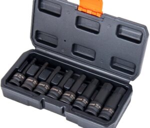 Набор головок ударных 1/2" HEX L78мм H6-H19 8 предметов