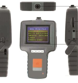 Видеоскоп с гибким зондом ø 5,5 мм, дисплей TFT 3,5 ", длина зонда 1000 мм.