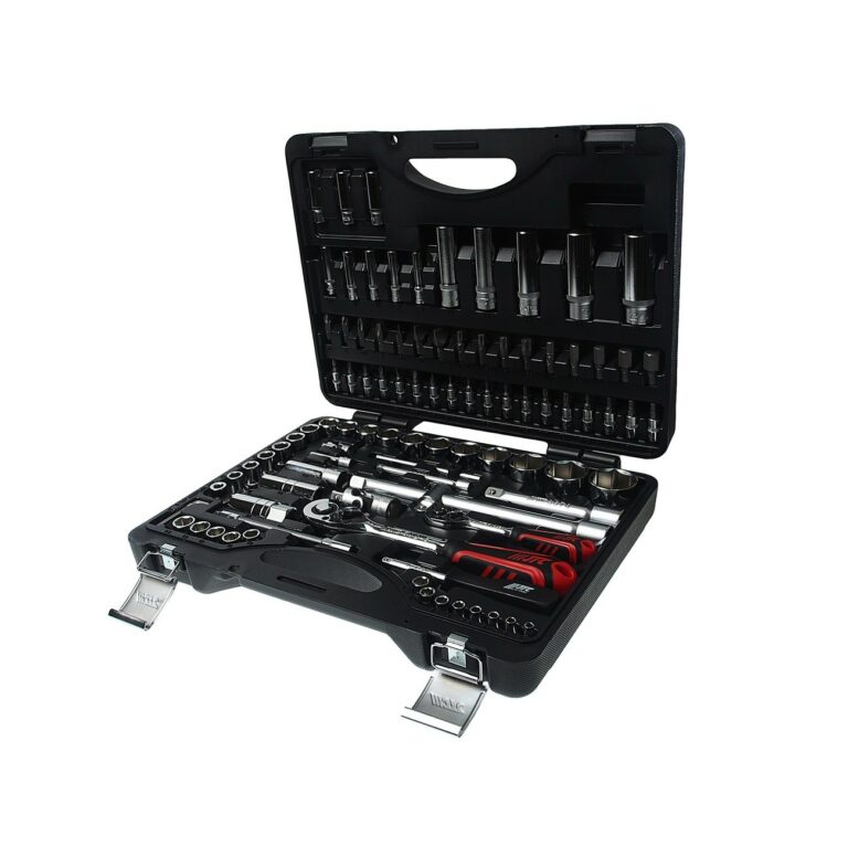 Набор головок торцевых и бит 1/4",1/2" 6-ти гранных в кейсе 96 предметов