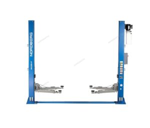 Подъемник двухстоечный, г/п 4т (380В), с электростопорами