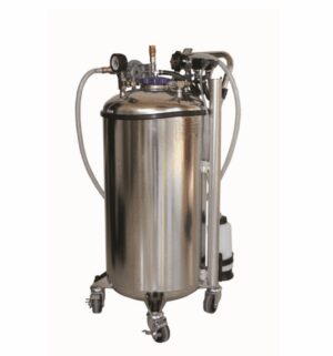 Установка для откачки топлива бензин/дизель из баков, пневмопривод, ёмкость 90 л.Установка для откачки топлива бензин/дизель из баков, пневмопривод, ёмкость 90 л.