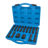 Набор головок-вставок ударных 3/4",1" TORX,HEX,E-тип 16 пр.