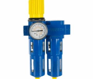 Фильтр 2-х ступенчатый с редуктором и манометром, 5 мкм, 2500 л/мин, 16 бар, 1/2"