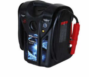 F4000 портативный бустер, пусковой ток 2000/4000 А, 12-24 B, 2*22 А*ч