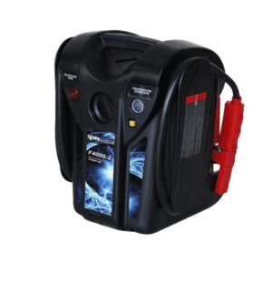 F4000 портативный бустер, пусковой ток 2000/4000 А, 12-24 B, 2*22 А*ч