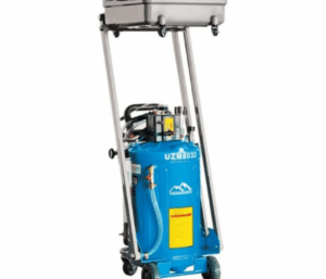 Установка для слива и откачки масла с подкатной ванной