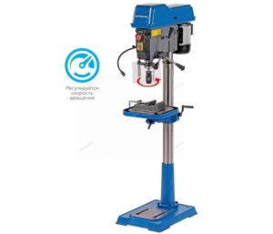 Станок сверлильный 1100Вт, 25мм регул. скорости