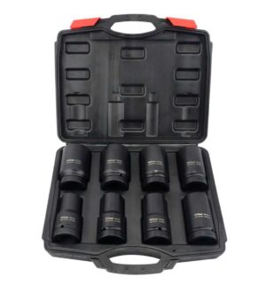 Набор головок ударных удлиненных 1", 22-41мм 8шт