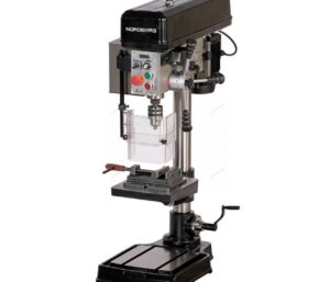 Станок сверлильный профессиональный (750 Вт, 20 мм, вариатор скорости, нарезание резьбы, тиски) Станок сверлильный профессиональный (750 Вт, 20 мм, вариатор скорости, нарезание резьбы, тиски)