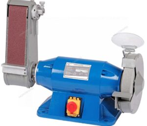 Заточной станок 200мм с шлифовальной лентой, 220В