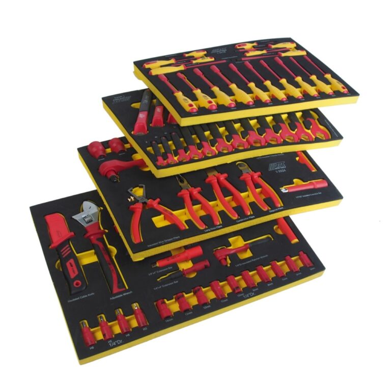 Комплект наборов изолированных инструментов, 100 предметов (4 мягких ложемента)