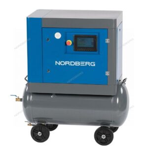 Компрессор винтовой, 5,5 кВт, 10 бар, 550 л/мин, ресивер 160 л, IP65