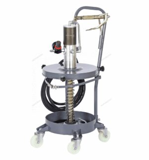 Установка пневматическая для раздачи густой смазки из бочек, 20 л