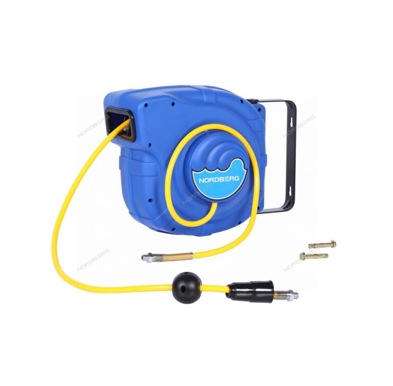 Шланг воздушный на катушке ПВХ диам. 8x12мм 25+1 м (26 м)