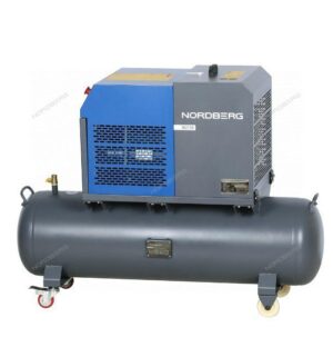 Компрессор винтовой, 4 кВт, 10 бар, 450 л/мин, ресивер 180 л, IP54