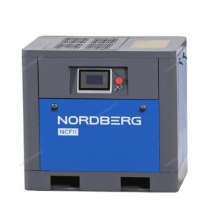 Компрессор винтовой, 7,5 кВт, 10 бар, 960 л/мин, c частотным преобразователем, без ресивера