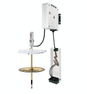 Настенный комплект для раздачи смазок из бочек 180-220 кг.