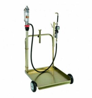 Передвижной комплект для раздачи масла из бочек 180-220 кг, насос 5:1, 18 л/мин