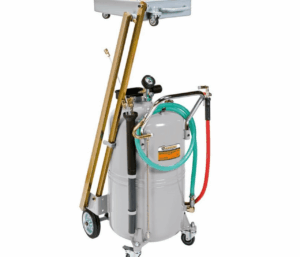 Установка для слива и откачки отработанного масла 115 л., с пантографной ванной