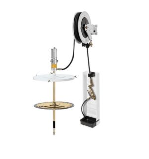 Настенный комплект для раздачи смазок из бочек 180-220 кг.