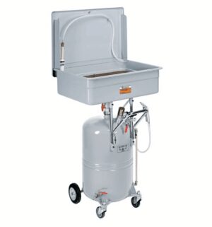 Емкость для промывки деталей, резервуар 65л., с ванной и продувочным пистолетом