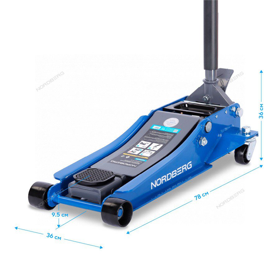 Домкрат Подкатной 4 Тонны, Низкий Подхват, Педаль Домкрат подкатной 4 тонны, низкий подхват, педаль — изображение 3