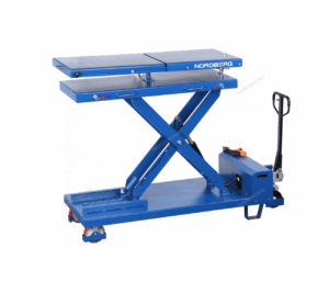 Стол подъемный электрогидравлический для АКБ электромобиля, 1200 кг