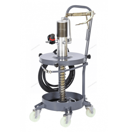 Установка пневматическая для раздачи густой смазки из бочек, 20 л